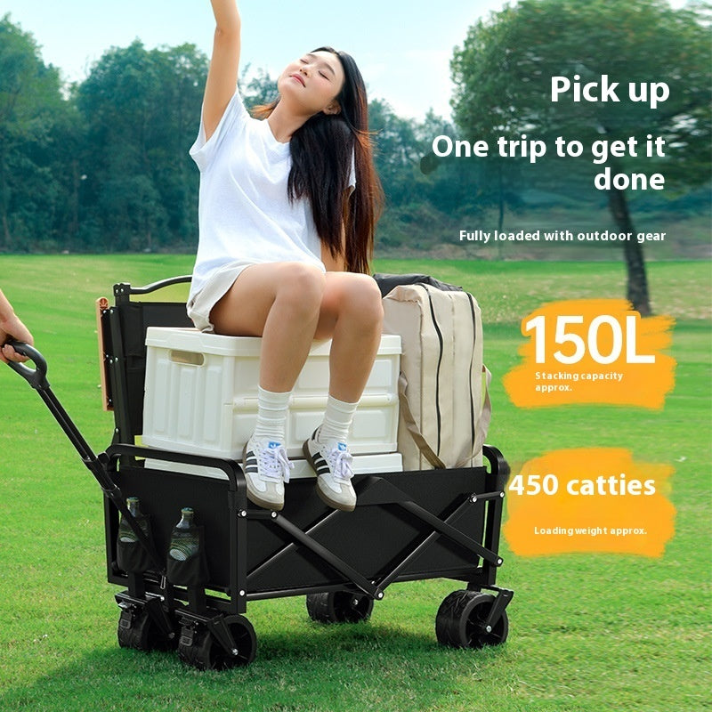 Outdoor Camping Trolley Children Can Lie Camper