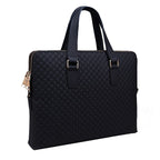 Genuine Leather Men's Business Handbag 14 Inch Computer Bag