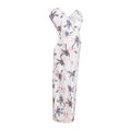 Printed Slim Thin Floral Chiffon Dress