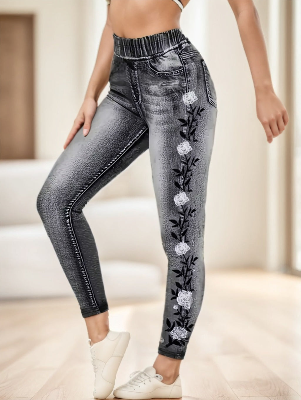 Women's Printed Jeans