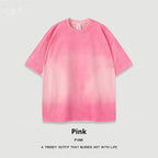 Retro Washed Short Sleeve Round Neck T-shirt