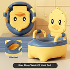 Upgraded Plus-sized Soft Cushion Infant Children Duck Toilet Home