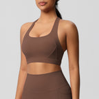 Women's Solid Color Casual Brushed Vest Sports Underwear