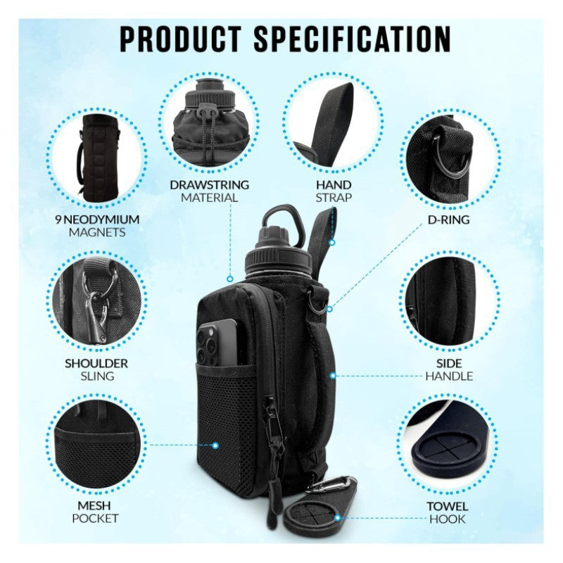 Gym Outdoor Sports Kettle Multi-functional Men's Messenger Bag