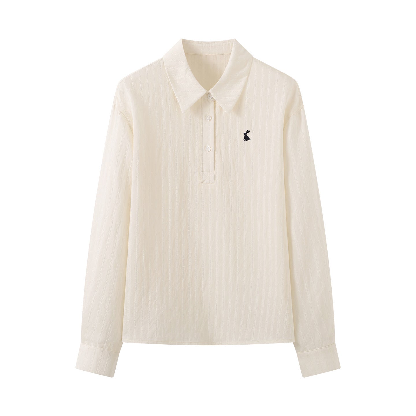 Early Autumn New Embroidered Striped Shirt For Women