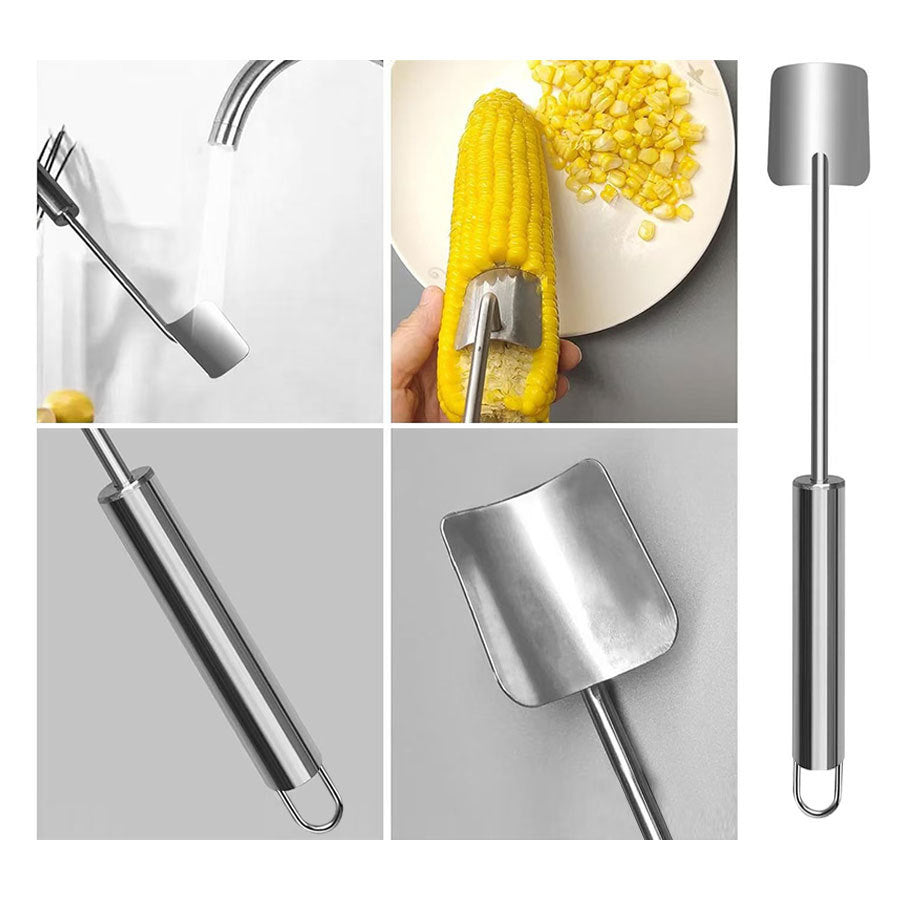 Stainless Steel Household Kitchen Multi-functional Corn Shovel
