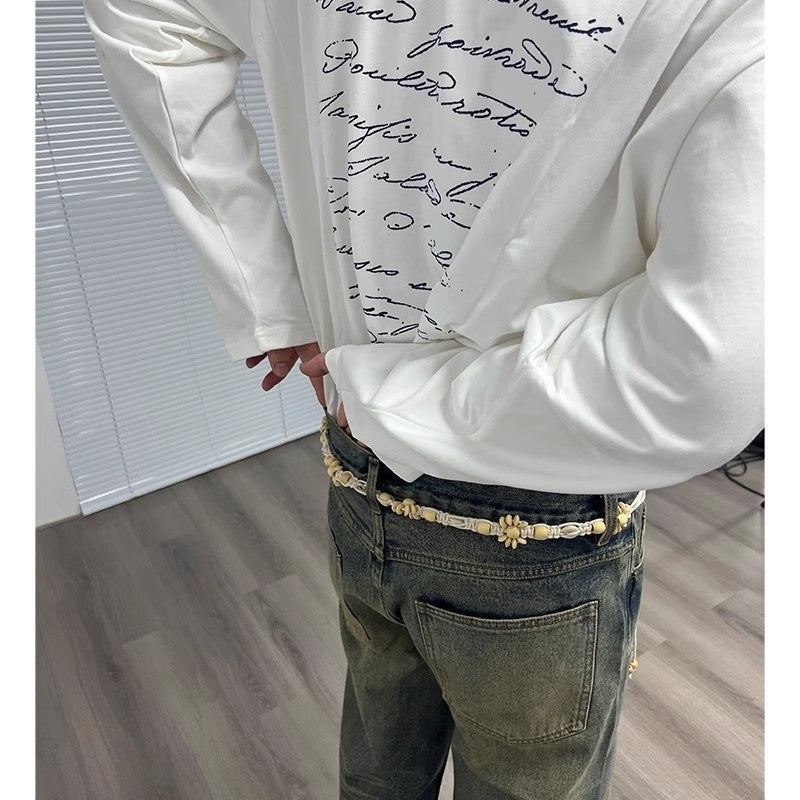 Personalized Bohemian Accessories Ethnic Style Woven Belt