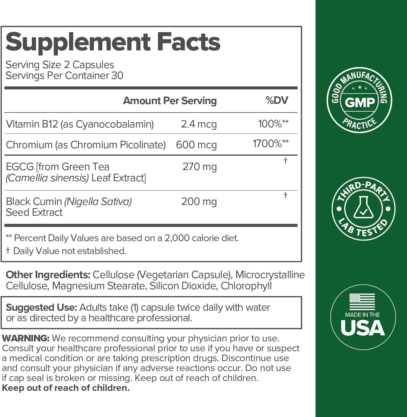 Metabolic Vitamin Capsule Intestinal Cleaning