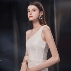 Women's High-end Entry Lux Elegant Socialite Dinner Party Sexy Long Slimming Fishtail Dress