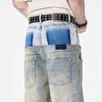 Loose Wide Leg Straight Denim Trousers For Men
