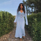 Women's Clothing Long Knitted Dress