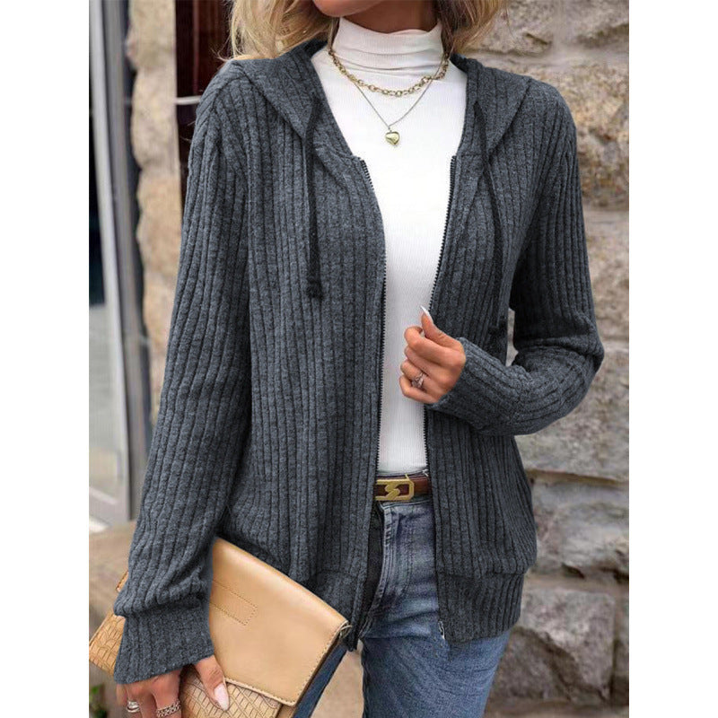 Striped Casual Sweatshirt Loose Sweater